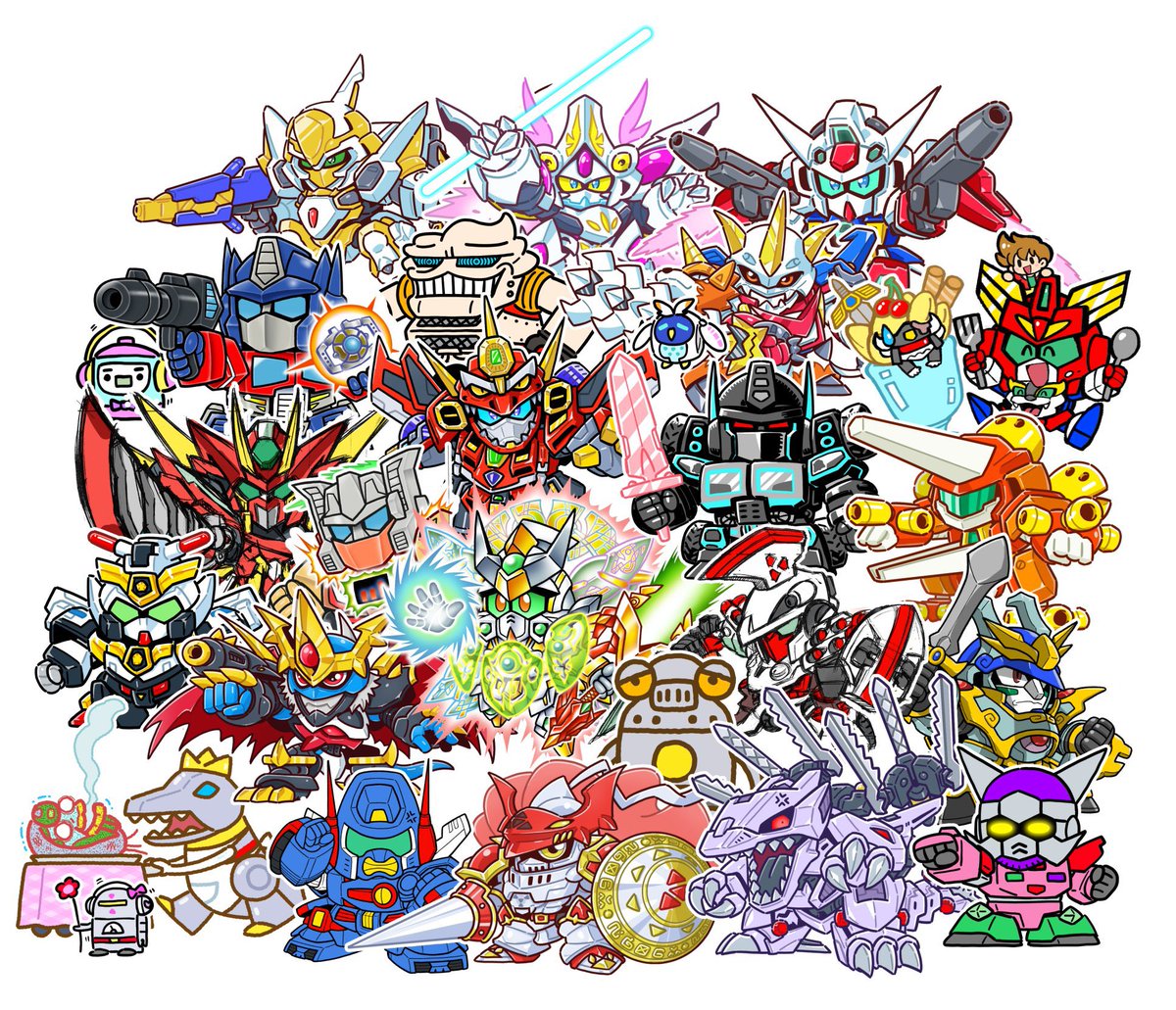 「SDロボットを描くのが好きなのだ 」|たかのあつのりのイラスト