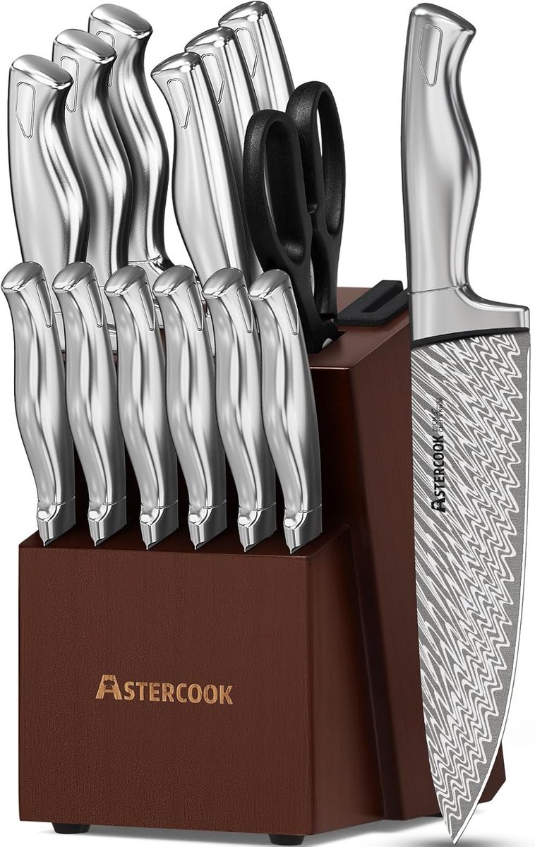 TrendyDeal52's tweet image. Upgrade your culinary arsenal with the Astercook 15-Piece Knife Set for just $47.49! 

sovrn.co/159xoj3

 #GermanStainlessSteel #CulinaryPrecision #SuperSale
