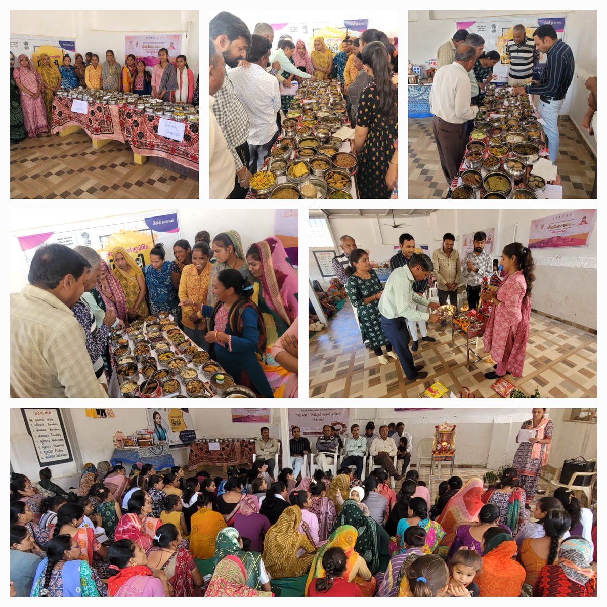 IcdsVijapur's tweet photo. વિજાપુર ઘટકના સરદારપુર સેજામાં *પોષણ ઉત્સવ-૨૦૨૪*ની ઉજવણી કરવામાં આવી જેમાં THR&amp;મિલેટ વાનગી હરીફાઈ ર્સ્પર્ધામા ભાગ લેનારને પ્રમાણપત્ર તથા પ્રોત્સાહિત ઈનામ આપવામા આવ્યુ. 
#PoshanUtsav2024 
#Mehsana 
#ICDS_Mehsana
@Poshan_Mehsana
@ddo_mehsana
@WCDGujarat
@CollectorMeh https://t.co/nzH5stnAcy