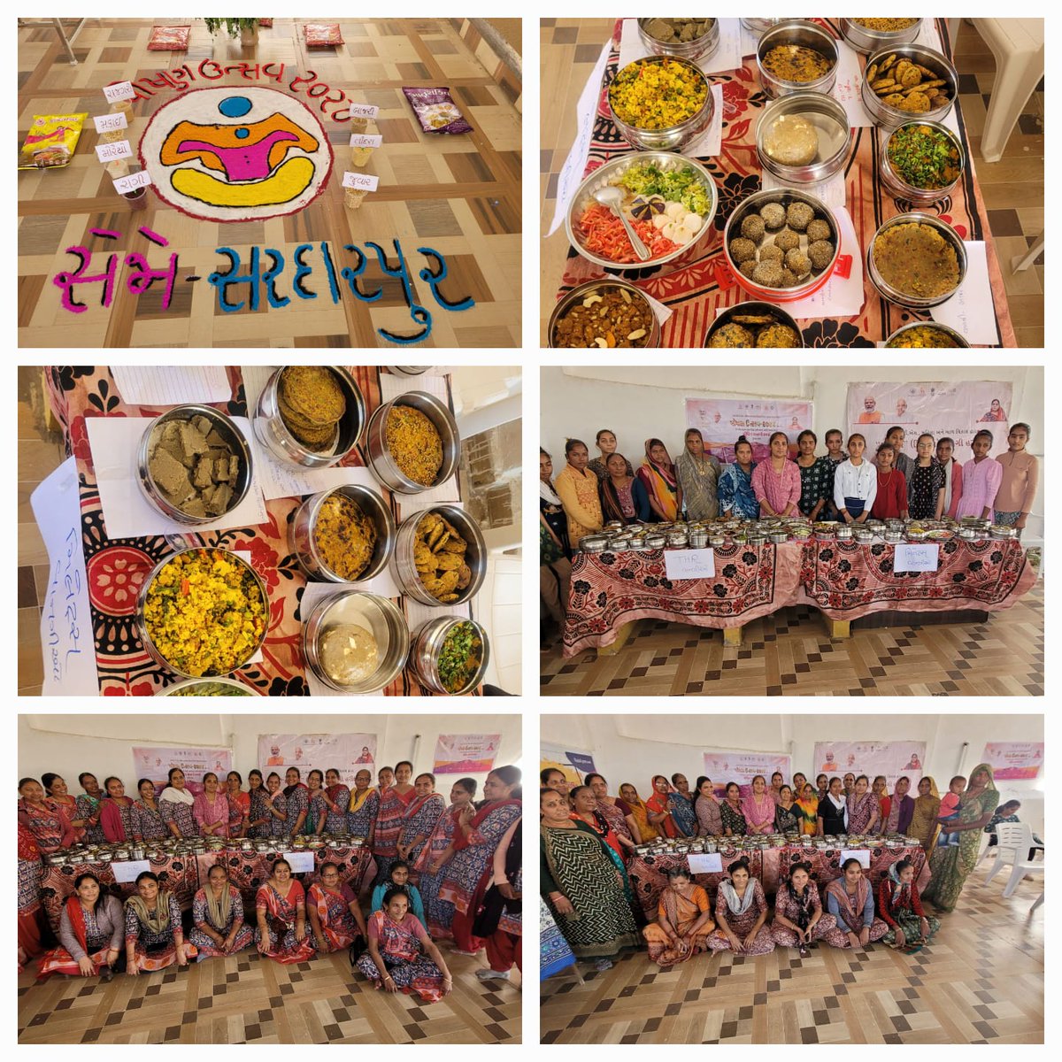 IcdsVijapur's tweet photo. વિજાપુર ઘટકના સરદારપુર સેજામાં *પોષણ ઉત્સવ-૨૦૨૪*ની ઉજવણી કરવામાં આવી જેમાં THR&amp;મિલેટ વાનગી હરીફાઈ ર્સ્પર્ધામા ભાગ લેનારને પ્રમાણપત્ર તથા પ્રોત્સાહિત ઈનામ આપવામા આવ્યુ. 
#PoshanUtsav2024 
#Mehsana 
#ICDS_Mehsana
@Poshan_Mehsana
@ddo_mehsana
@WCDGujarat
@CollectorMeh https://t.co/nzH5stnAcy