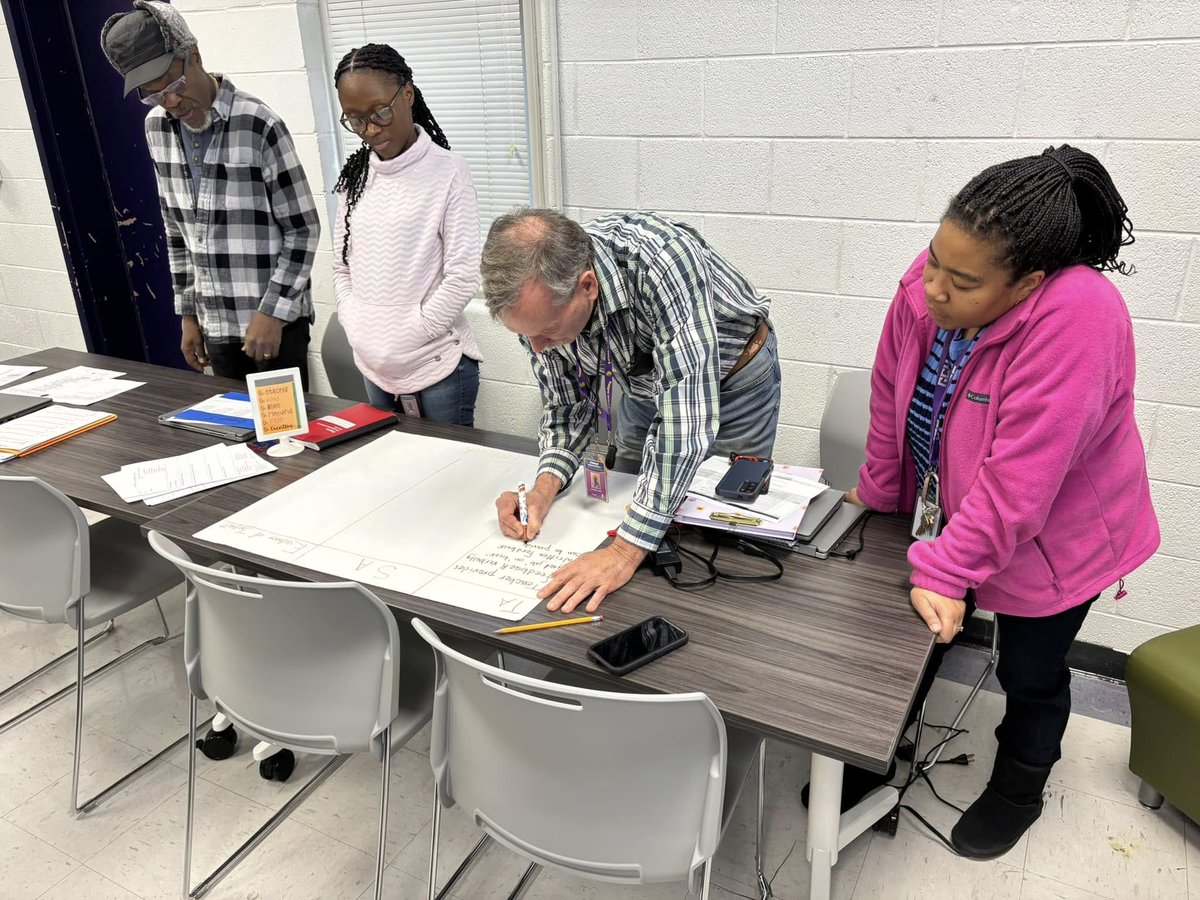For a few hours this morning, our dedicated Furman Middle School instructional coaches and admin team came together to facilitate an engaging and productive teacher work session focused on instructional planning for next week. facebook.com/mrjamestcurry/…