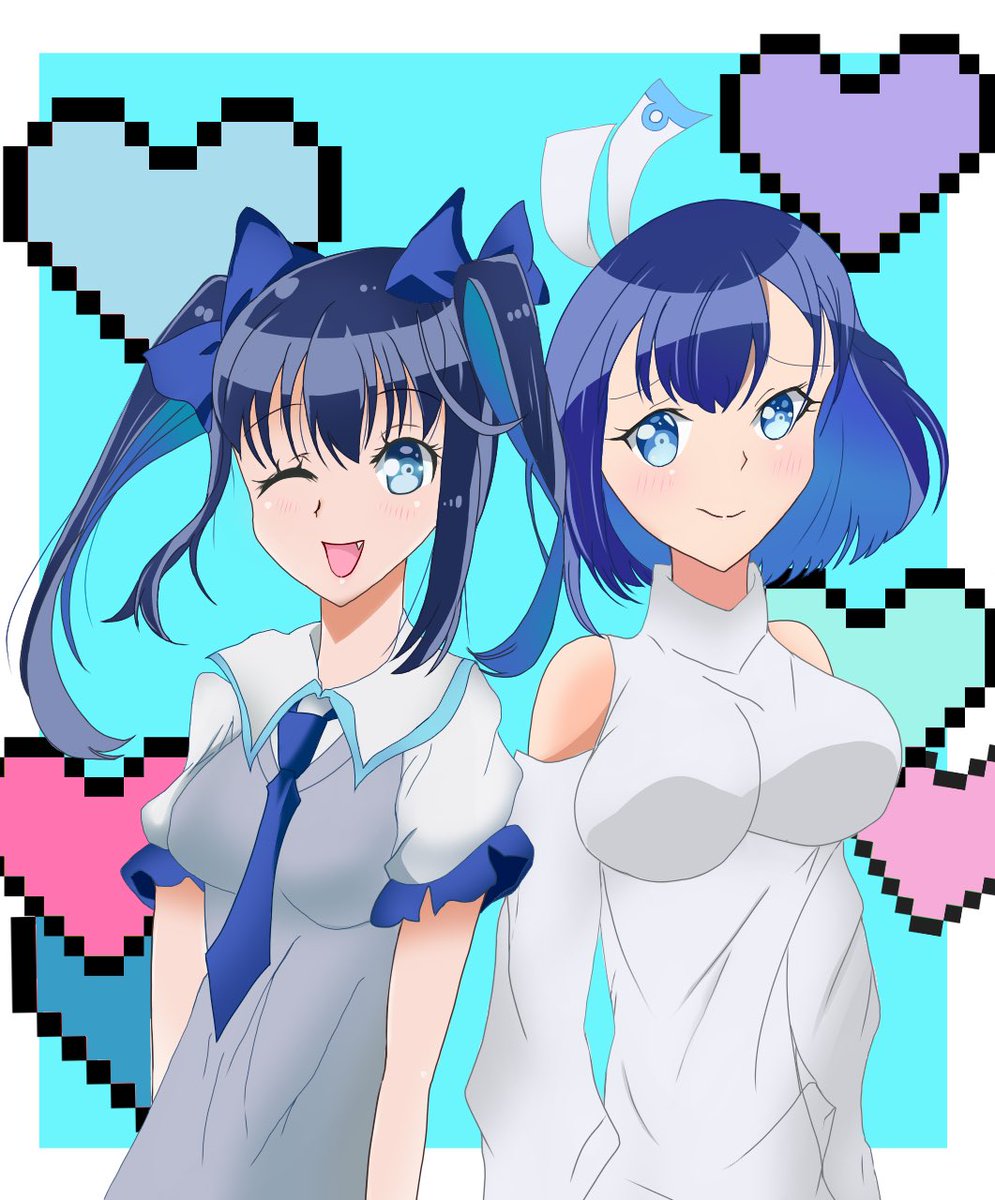 VclL3ztJ8eWxjDX's tweet photo. #アニメ16bitAL #16bitセンセーション 
#16bitAL  #イラスト  #16bitセンセーションAL
冬コノ🩵💙ヘアスタイル交換 https://t.co/JoIagZqjdf