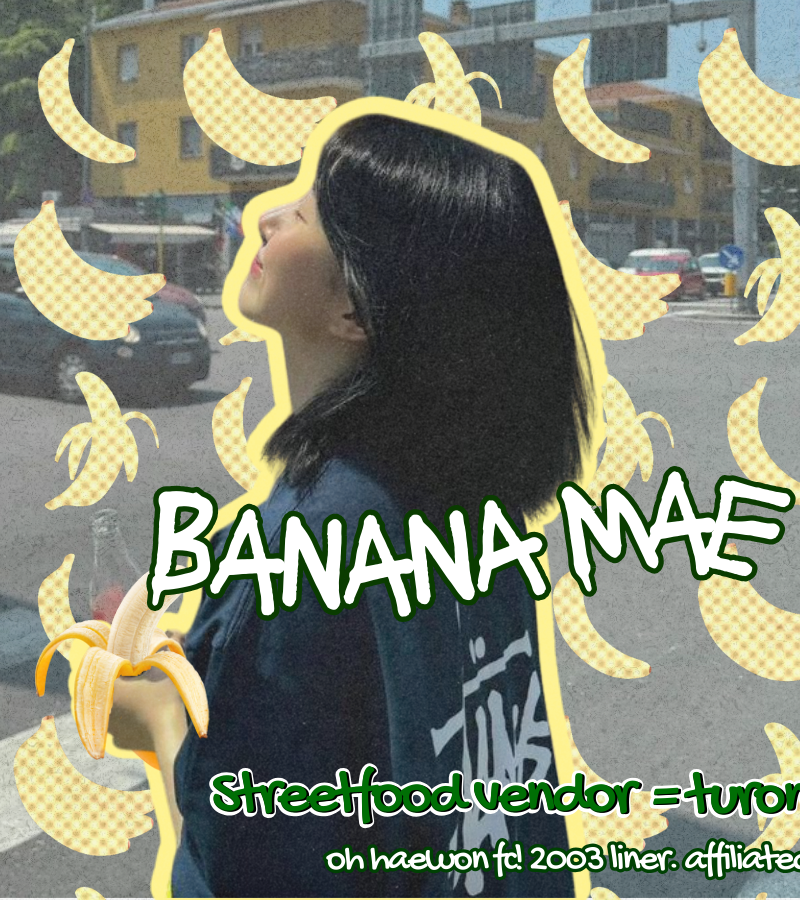 03MCSOHW's tweet photo. bumubuhat ng apat4⃣💪dumudurog ng lima 🖐️👊💔,  nagmamahal ng isa ☝️🍌, Banana Mae Navarro nga pala 🔥 pag cravings niyo turon, banana at kamote cue alam niyo na kung sino ang hahanapin 👀🫶 sana isali niyo ko sa tropahan niyo para mabentahan ko kayo 🥳 https://t.co/MnL4PLZaPG