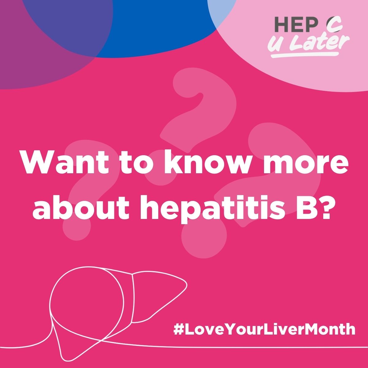 Want to know more about Hep B? For #HepCULater Liver Health Month we’ve created a hepatitis B &amp; D factsheet available on our website – check it out here: orlo.uk/whlwf #WeAreNHS