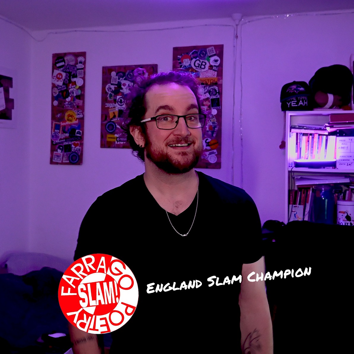 To add spice to
The Battle of the #Bards
The War of the #Wordsmiths
clash of Champions
Farrago Poetry have confirmed
Sunday’s Grand #slam will compete in the England National Slam
Picture is <a href="/SvenStears/">anja</a>  who won  2024

<a href="/dreadingslam/">Dreadingslam</a>  Sun Jan 5th <a href="/RisingSunArts/">Rising Sun Arts</a>  RG1 2ST 19:30