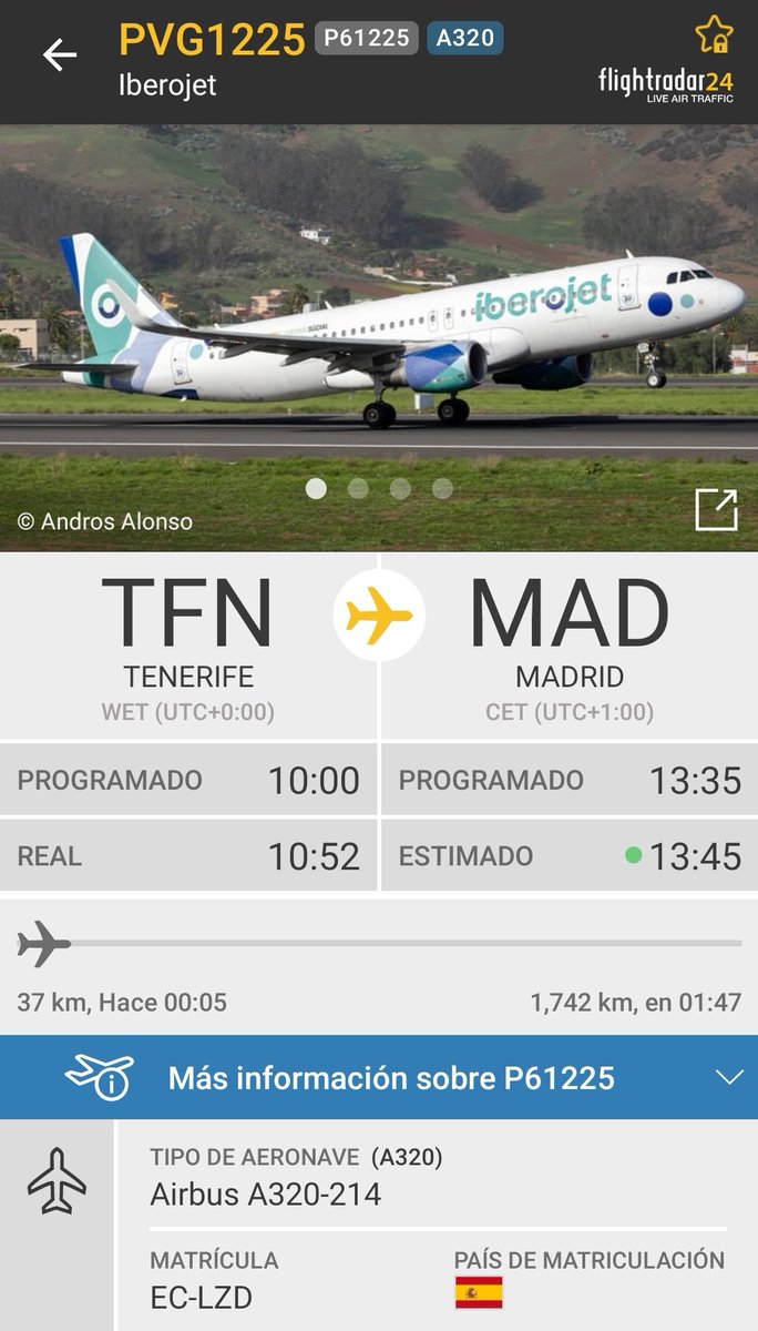 ciclbh2's tweet photo. 🔴#URGENTE
Despega de #Tenerife a #Madrid nuevo vuelo clandestino de traslado de inmigrantes❗
En 14 meses Sánchez ha enviado de Canarias a la Península
❗+43.900 en +174 vuelos✈❗
❗Efecto llamada brutal❗
Iberojet rescatada cuando era #Globalia #Begona #Aldama
#sanchezaprisión https://t.co/HFPaknlNFt