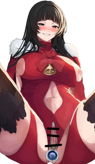 描くだけ描いて投稿してなかったクリスマス絵 