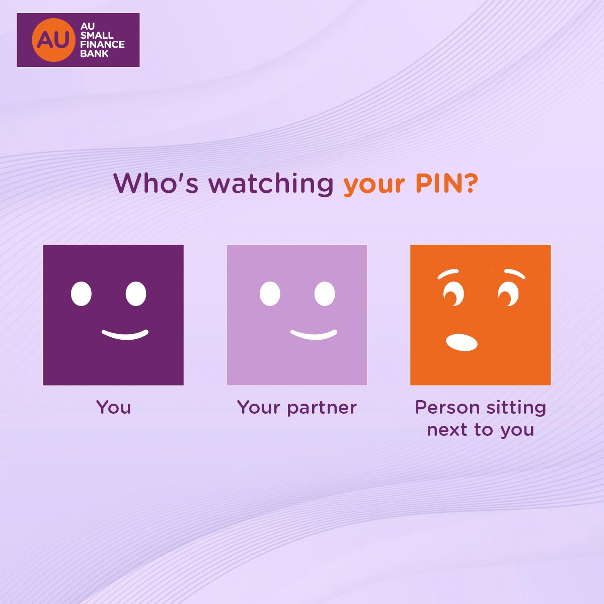 Look left, look right, and look left again before you enter your PINs and passwords in public. People love peeking