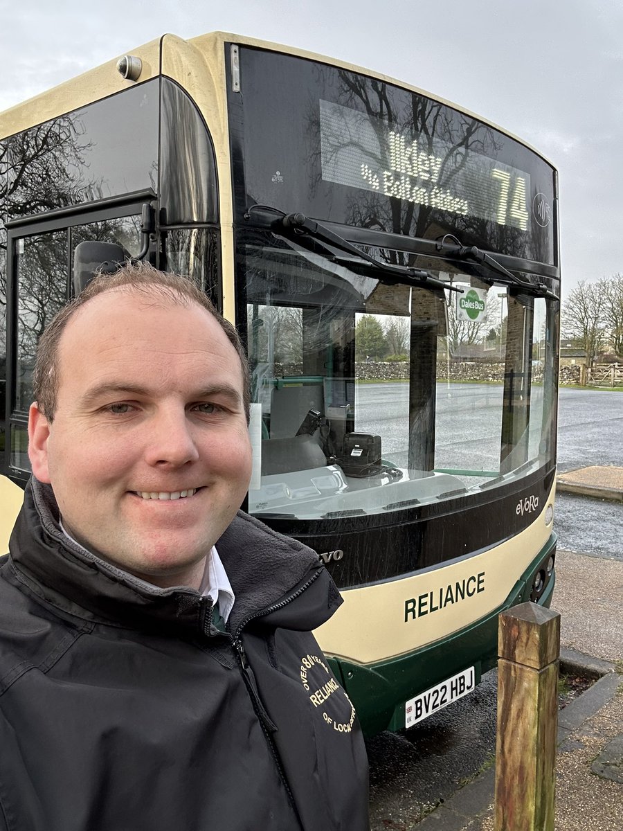 paul_wood91's tweet photo. A very last minute change of plan today, i’m now driving @Reliancebus @DalesBus 74. Not a bad day up in #Grassington today.
#BusDriving #TeamReliance https://t.co/xFE0HAUJQ9