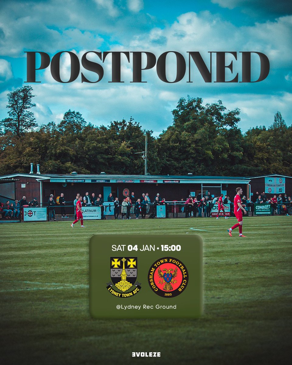 As expected the game is off due to a frozen pitch. Thank you @lydneytownafc for letting us know early. 

A date will be announced for the fixture soon 🔴⚪️