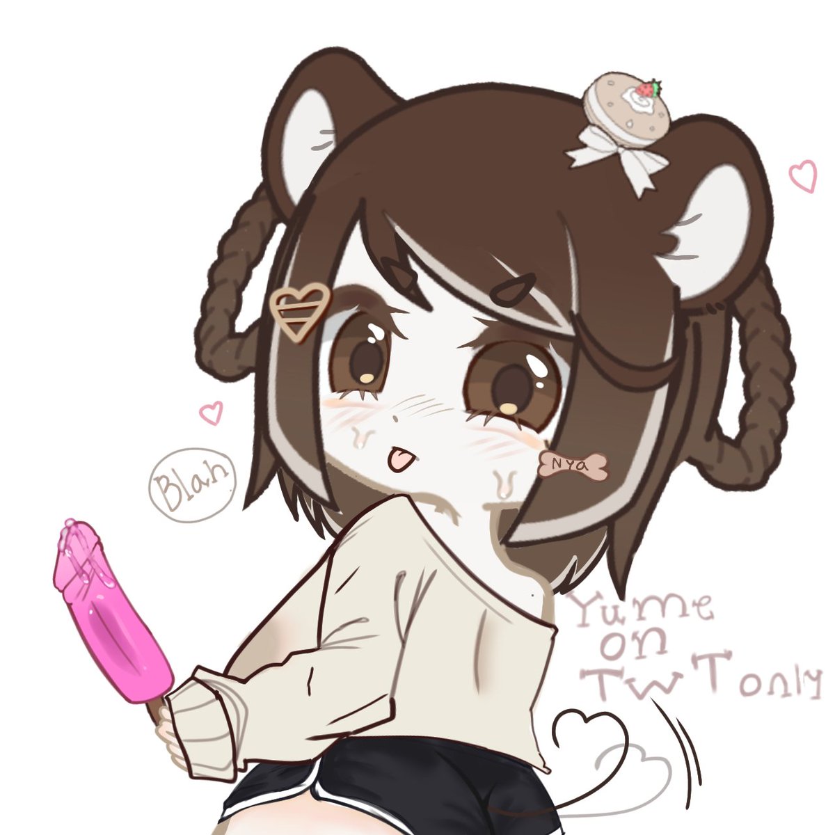 heh.. !! blehh.. !!  ,,,  fufufufu..   ((hshshshs.. ignore the fact it says blah instead of bleh ! :&lt;)) #gachansfw #gacha34 #gachaheatcommunity #gachalewd #gachansfw