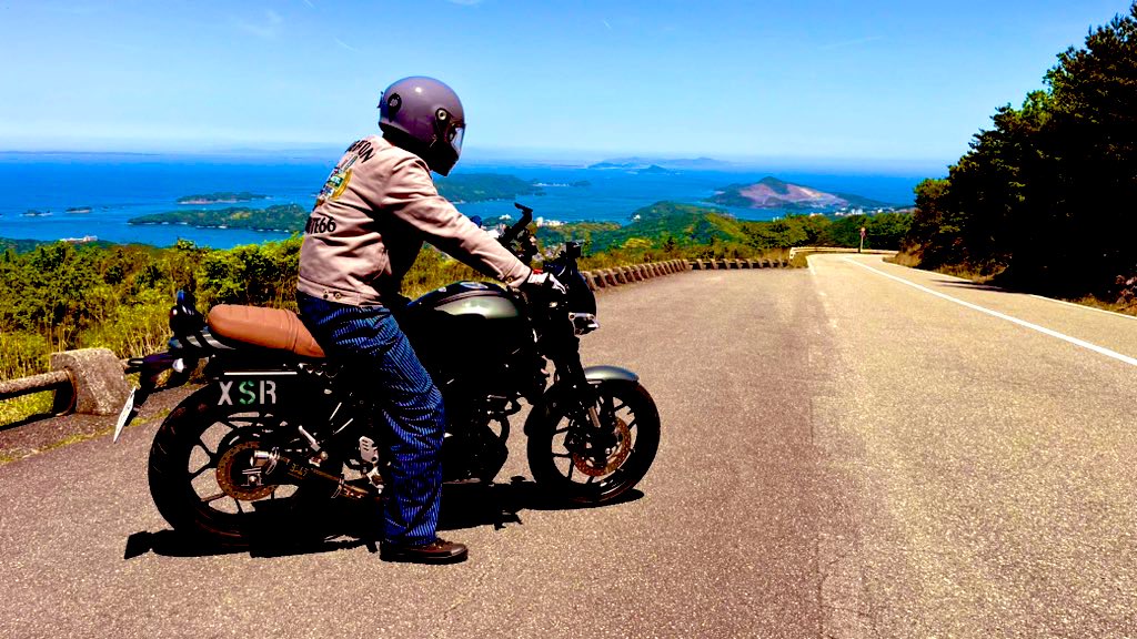 worldhappy's tweet photo. 自己紹介2025🏍
名���:トーマス
性別:男
年齢:48
住み:モータースポーツの聖地
バイク: #YAMAHA #XSR155
好き:ツーリング、音楽活動、写真撮影など。
一言:灯台とバイクと音楽と写真
#バイク乗りとして軽く自己紹介
#バイク乗りと繋がりたい
#バイク好きと繋がりたい
#lighthousetourer
#camerider https://t.co/SouWuUtb7h