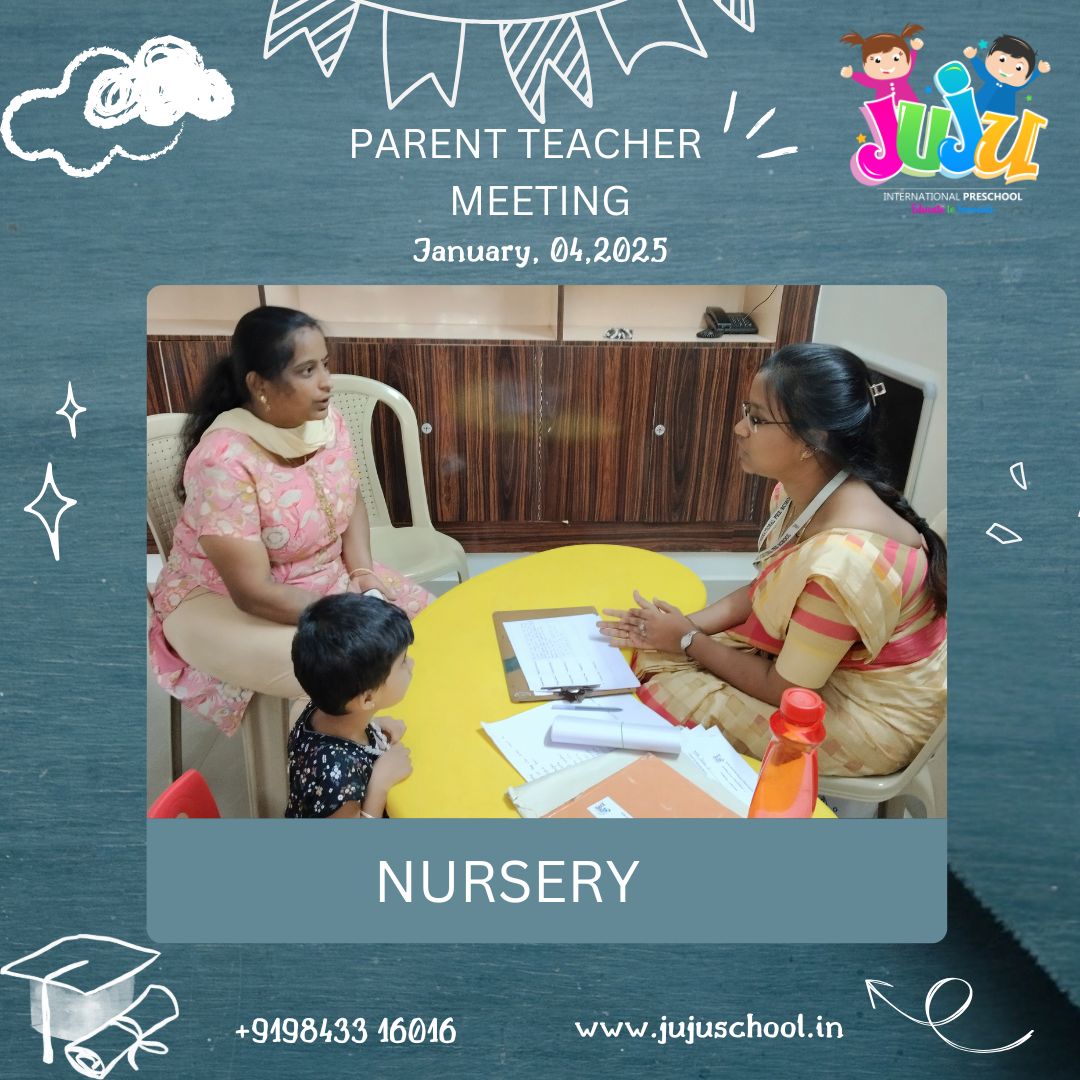 JujuPreschool's tweet photo. "🌟 Thank you, dear parents, for attending the Parent-Teacher Meeting at Juju International Preschool!

Your support and involvement mean the world to us. ❤️

📸 Moments from the day have been uploaded—check them out and relive the joy!

#PTMeeting #JujuKids #TogetherWeGrow" https://t.co/WzZIQW2J77