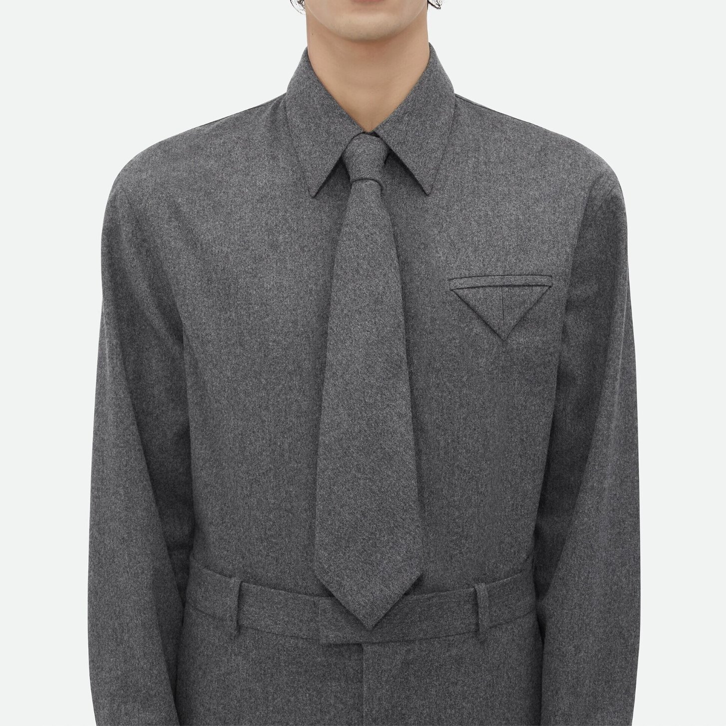 King & Prince永瀬廉着用　試着のみ ラフシモンズ　バイカラーシャツ King & Prince永瀬廉着用 試着のみ ラフシモンズ バイカラーシャツ