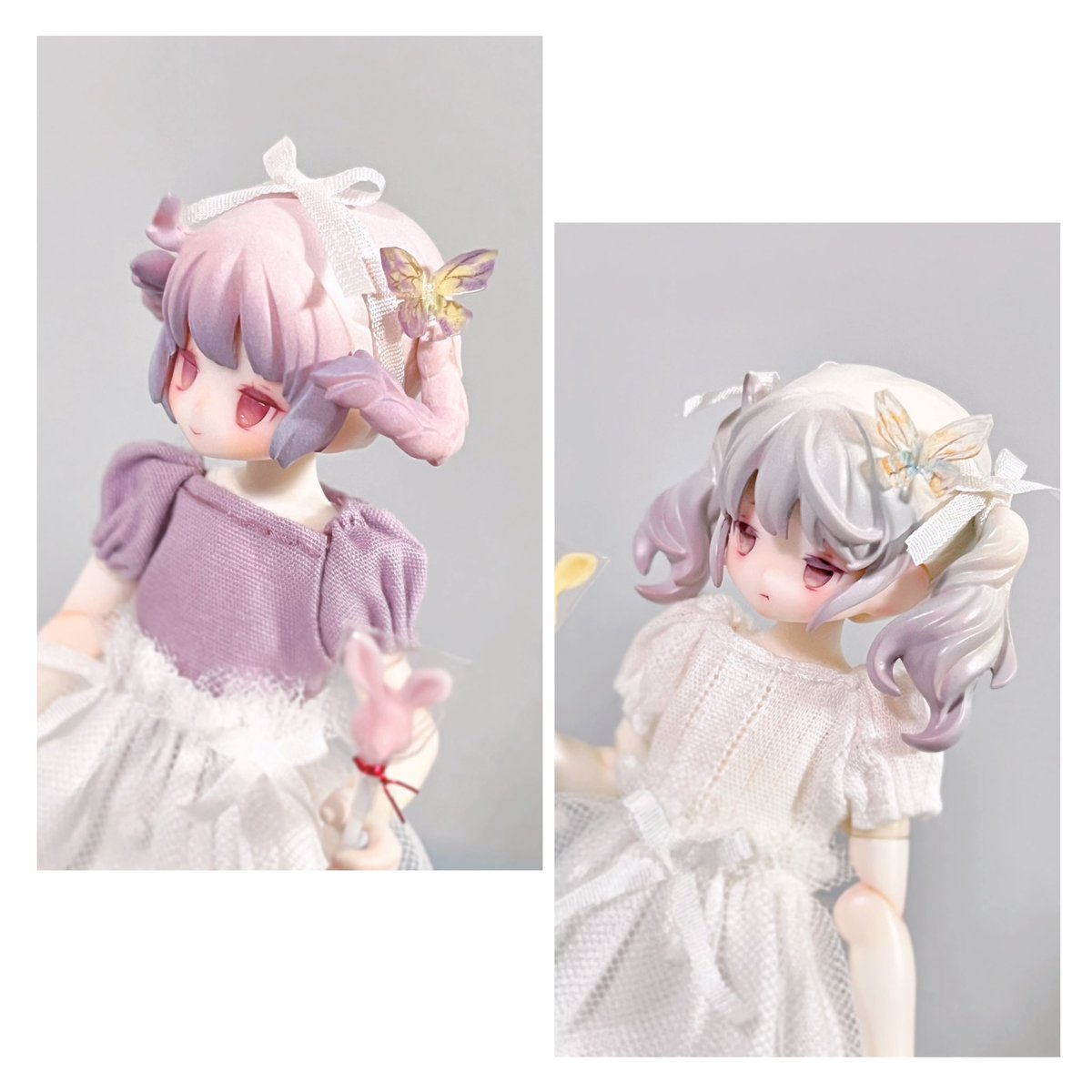 100均で買ったネイルパーツ🦋
うさたちのヘアアクセにぴったりでした♡
#宇宙うさ #WR_7