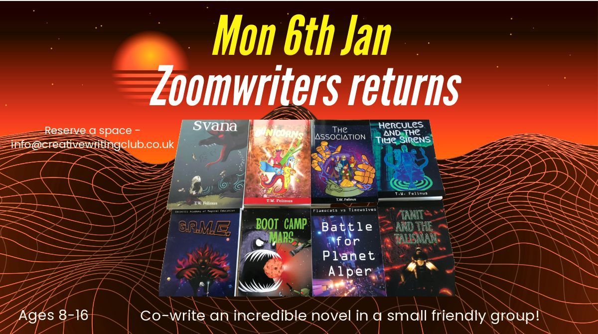 CWClubUK's tweet image. Join us for some cool creative writing adventures...
buff.ly/3vspSIc