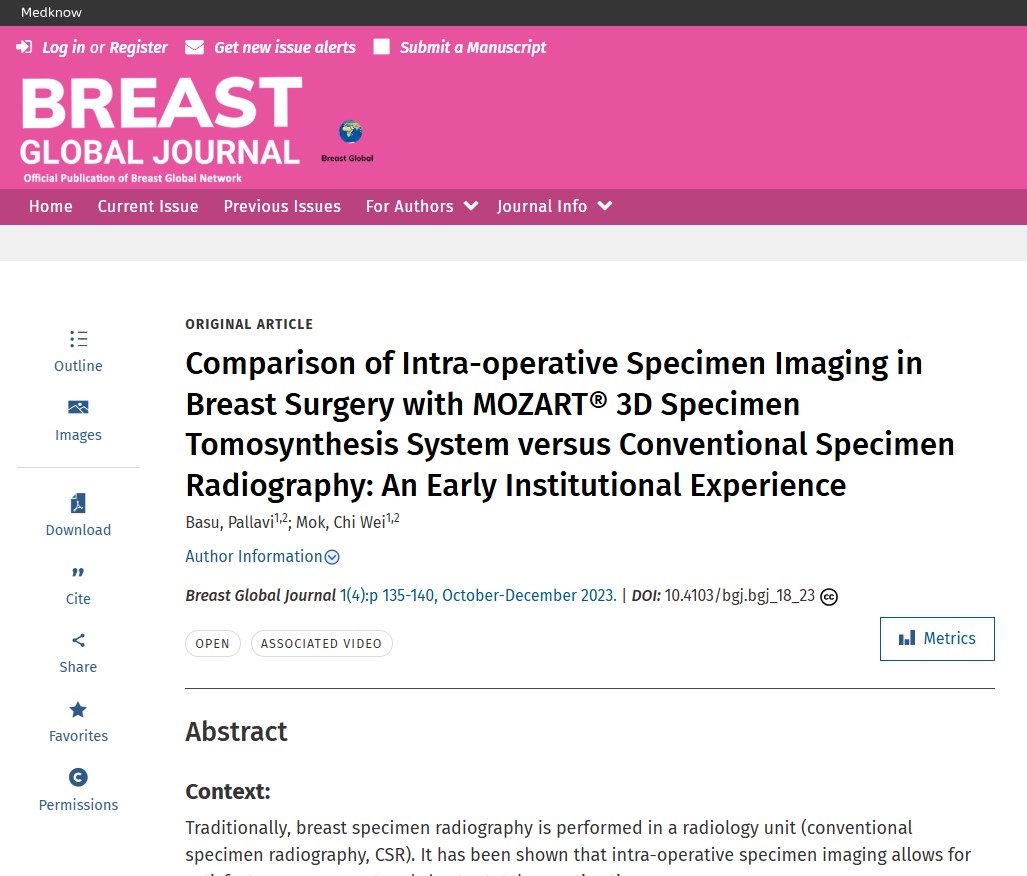 Breast Global welcomes submissions from researchers and clinicians       
Submit online: review.jow.medknow.com/bgjv    Check out the published article from its latest issue   
journals.lww.com/bgjr/fulltext/…
