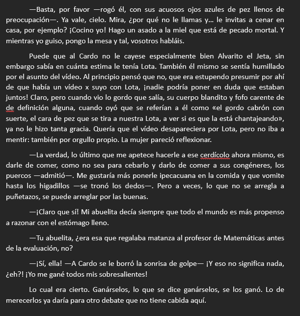 Trabajando en un nuevo relato...