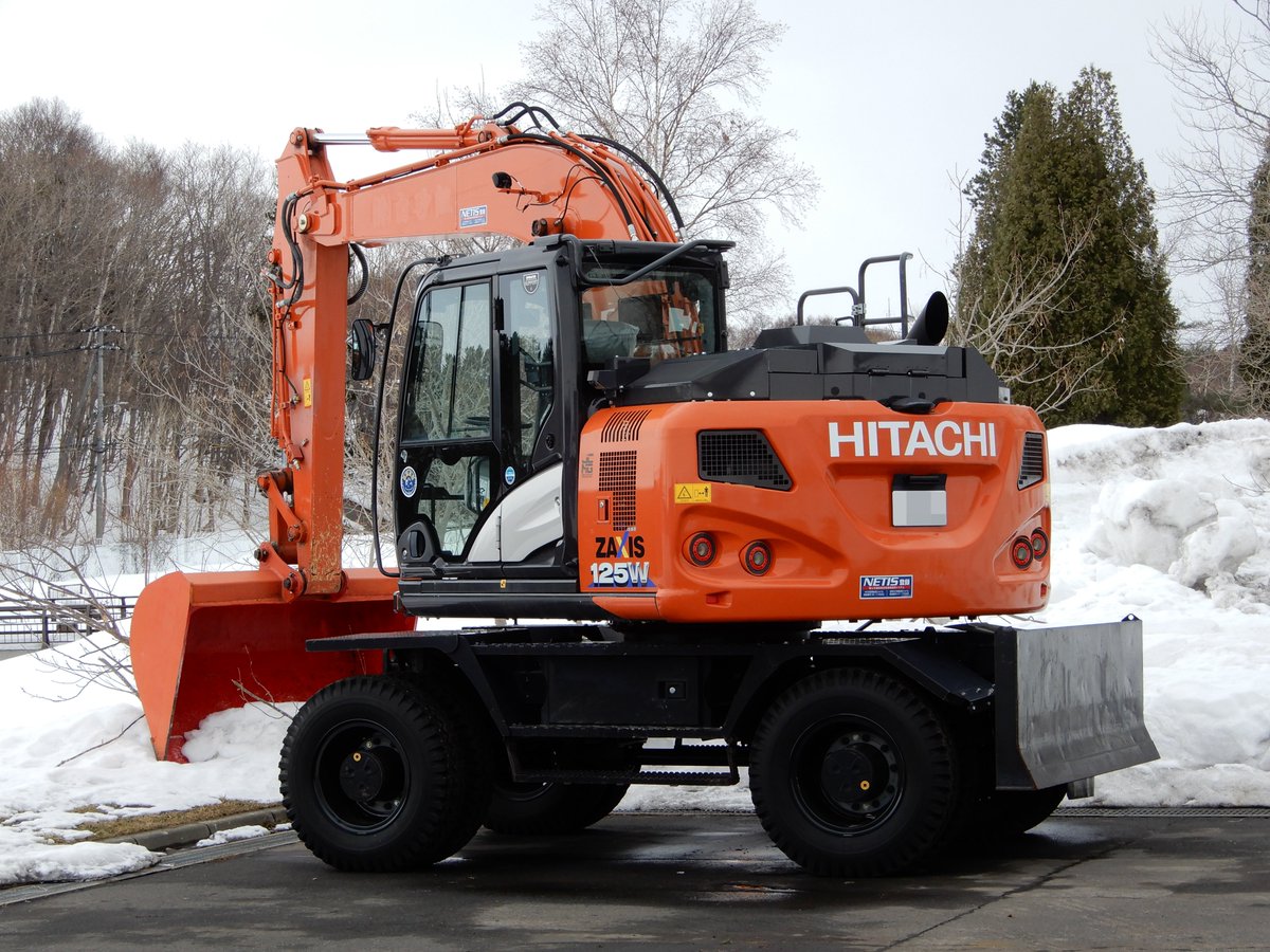 日立建機 ZAXIS125W-6(0.45㎥) ホイール式油圧ショベル 2020年式