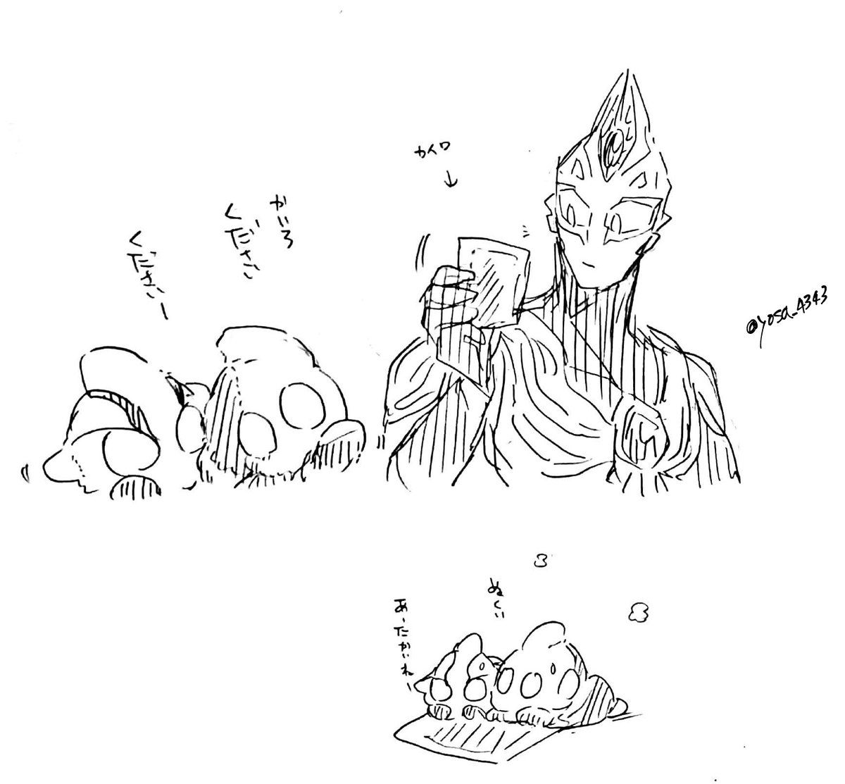 ただのらくがき、さむいですね 