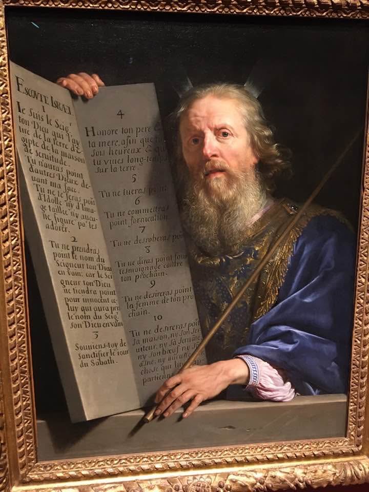 jonmsweeney's tweet photo. Here, you see, is the source of the problem: those horns on #Moses at Milwaukee Art Museum and elsewhere. Exodus 34. #Vulgate https://t.co/XuziniEVyz