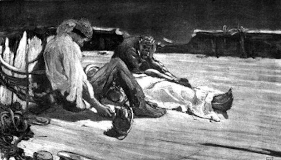 VertigoWarrior's tweet photo. ...Although Poe claimed the story was fictional, 46 years later something similar happened: a ship sank and the survivors, to stay alive, ate a cabin boy.

The name of the unfortunate cabin boy? Exactly, Richard Parker. https://t.co/octOuMjiBk