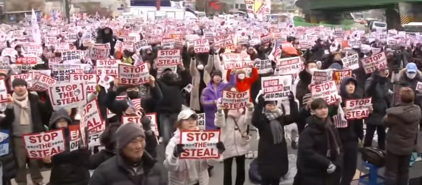 “Stop the Steal” movement is happening in Korea now, just like in the U.S. The conservative rally against the impeachment of President Yoon Suk Yeol in Korea is not just to protect the president, but a movement to regain the right of the Korean people from the corrupt Election