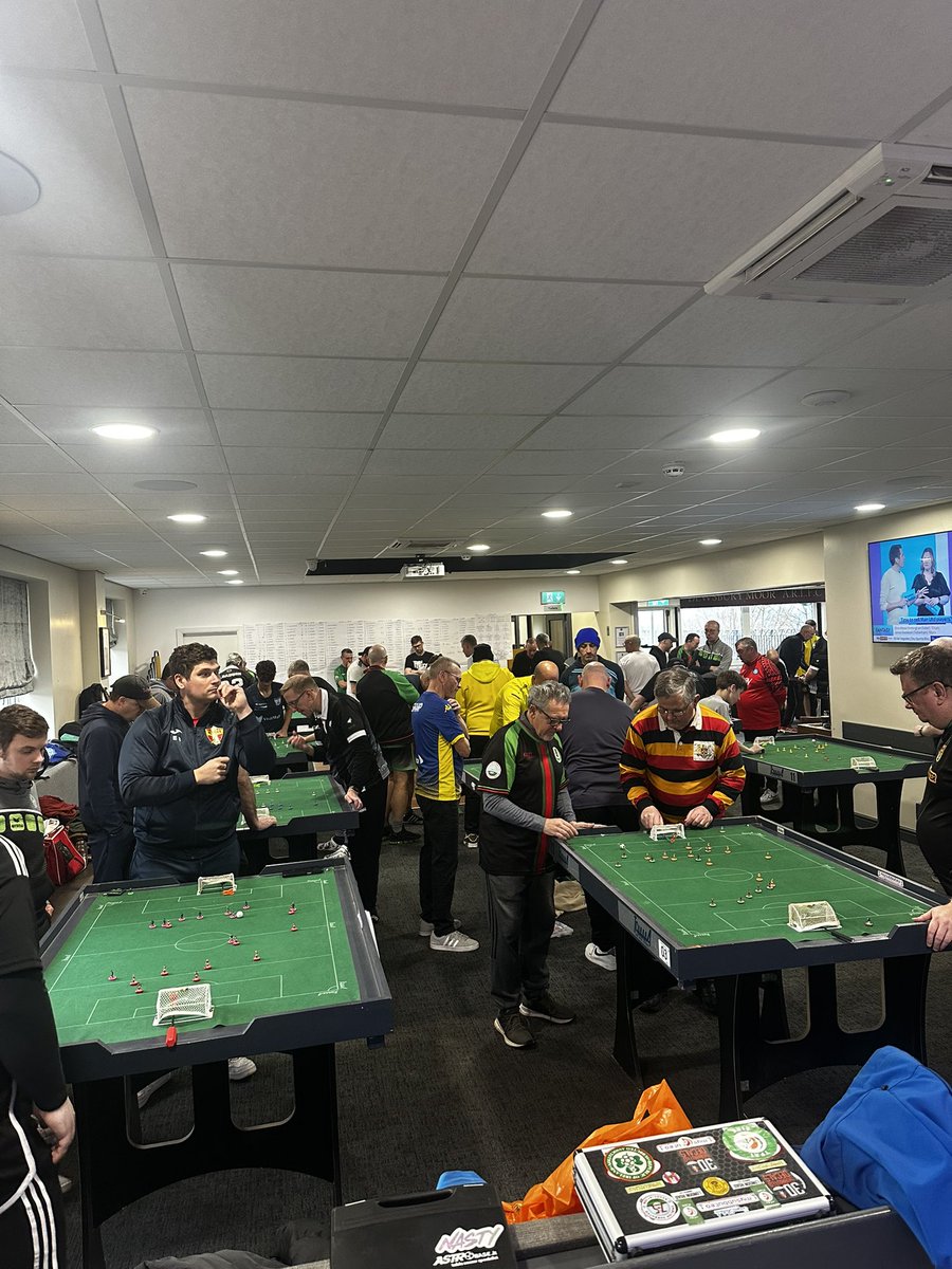 The action is underway at the Yorkshire International Open <a href="/dewsburymoorARL/">Dewsbury Moor Sports Club</a> 🙂