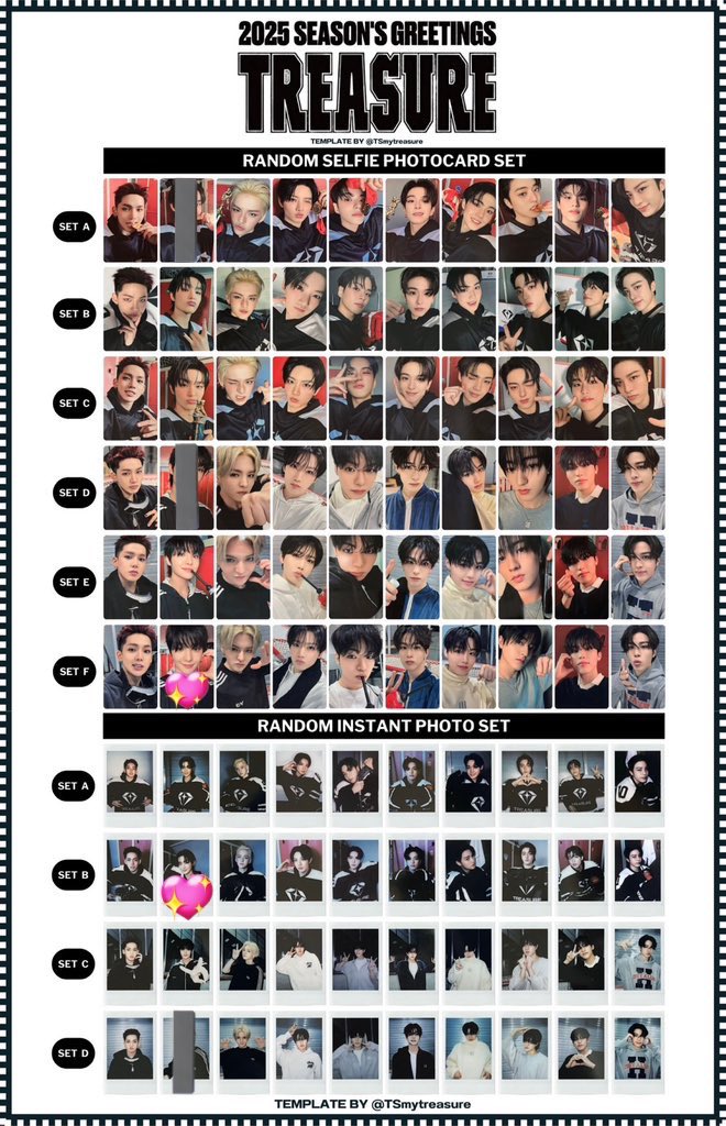 _tr_te's tweet photo. @1
TREASURE 2025 SEASON’S GREETINGS シーグリ トレカ YG SELECT 特典

【譲】
1,2枚目
⚠️2枚目ジェヒョク初期傷あり

【求】
ジフン 3,4枚目（💖優先）
n:1可能です

1/9以降の同日発送希望
お気軽にお声掛けください🌼

#treasure交換 #treasure譲 #treasure求 https://t.co/UqVpJPNyUP