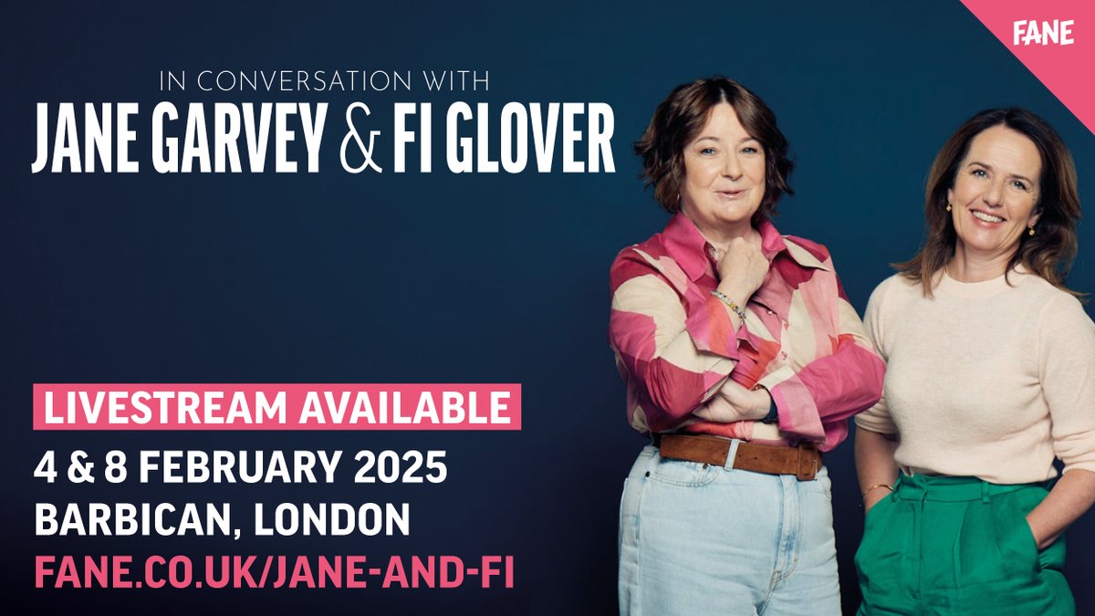 🎙️ An evening of inconsequential (but strangely compelling) chat about life behind the mic.

From pet deaths &amp; garden hose repairs, to the trouble with HRT patches, who better to join for a night musing on life’s quirks than Jane Garvey &amp; <a href="/fifiglover/">fi glover</a>!

🎟️ fane.co.uk/jane-and-fi