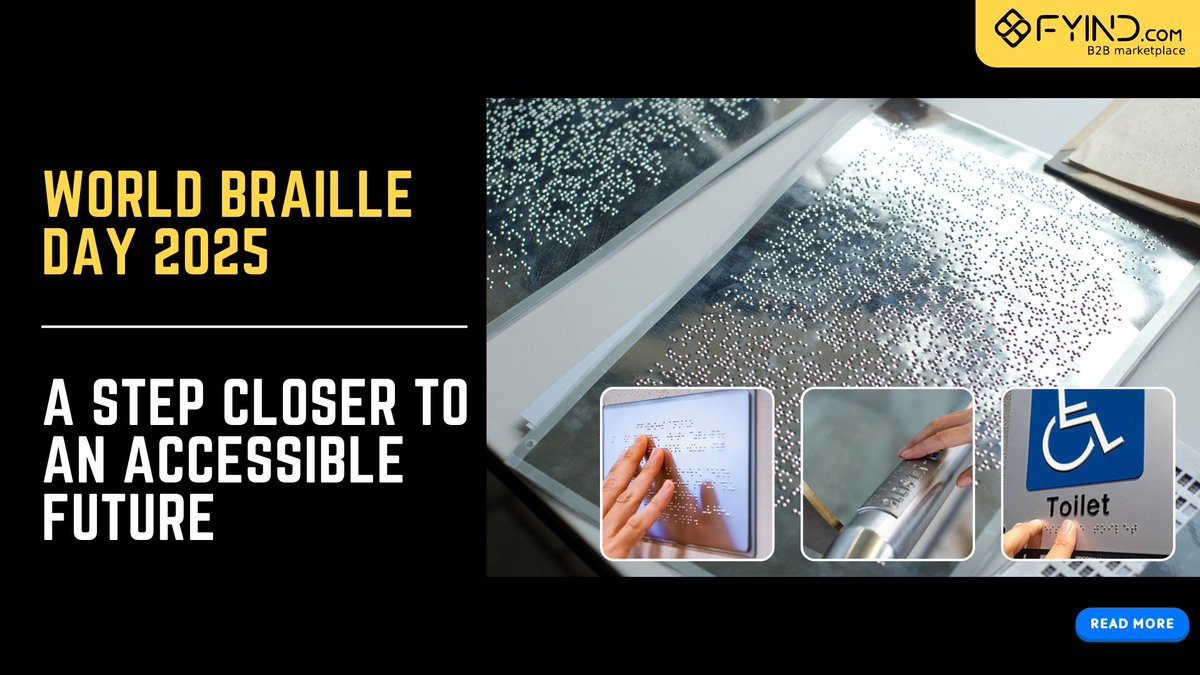 FYIND_COM's tweet photo. It's #WorldBrailleDay
Learn about legacy of Louis Braille, Dubai’s record-breaking efforts for accessibility & how we can all advocate for inclusion.
🔗 Read: https://t.co/OTaopVpuOi
.
#AccessibilityForAll #PeopleOfDetermination #UAE #KSA #Dubai #Article #Signage #Handrails https://t.co/yzO6WbuIjd