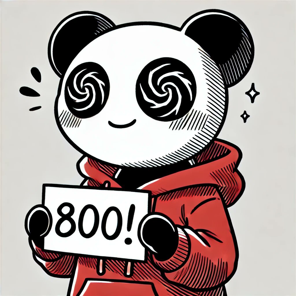 voidpandacoin's tweet photo. πΌ 800 followers!
Thank you to everyone and our amazing community β love you all! πβ€οΈ
Best community ever! Letβs keep stacking good vibes.
#VoidPanda #800Strong #ZenCommunity https://t.co/0uPQTcsgsr