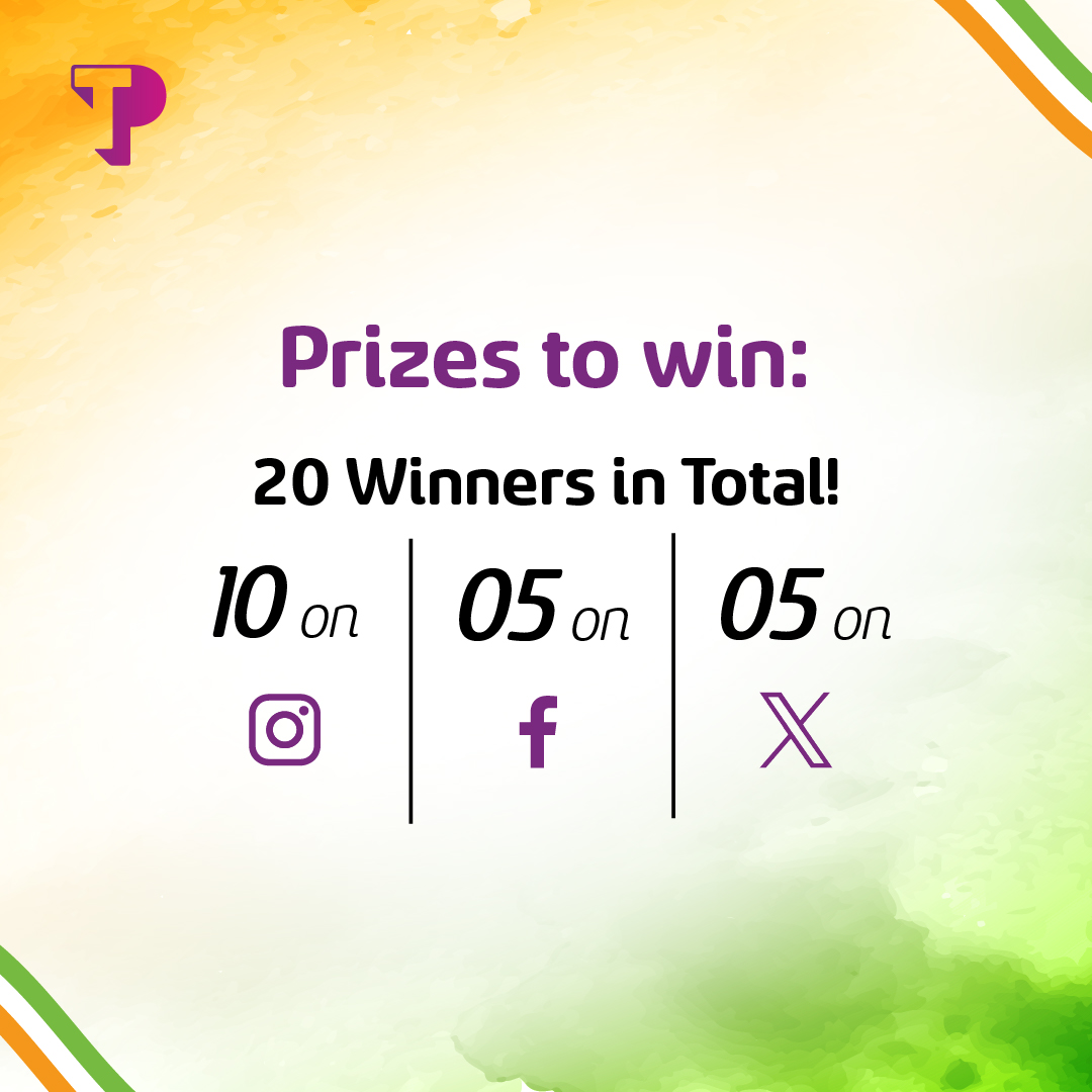 Contest Alert! 🚨
Join TP's #IndiaFactsFest contest for a chance to win vouchers worth ₹1000!

Stay tuned for the first question tomorrow at 1 PM. 
Contest ends on Jan 31st. 

#TPIndia #ContestAlert #RepublicDay2025 #JaiHind #Contest