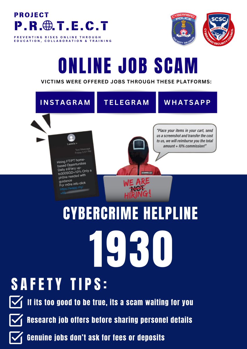 #cyberabadpolicexinfluencers #unitedagainstcybercrime
#tgconnect1930