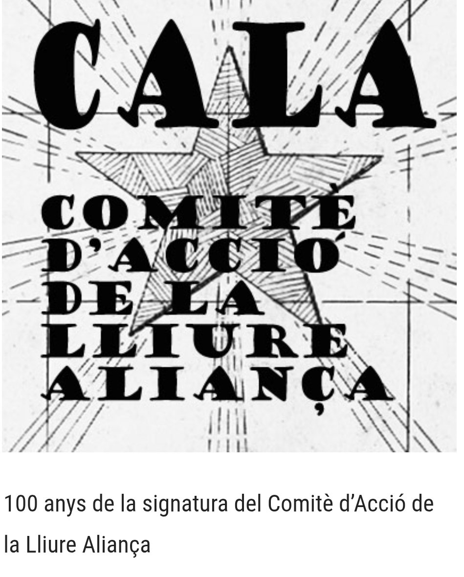 El gener de 1925, els independentistes catalans i bascos, la CNT, i un grup financer💶, van formar el Comitè d’Acció de la Lliure Aliança. 
L’objectiu era implantar repúbliques independents i socialment avançades a Catalunya i el País Basc✊ (1/3)