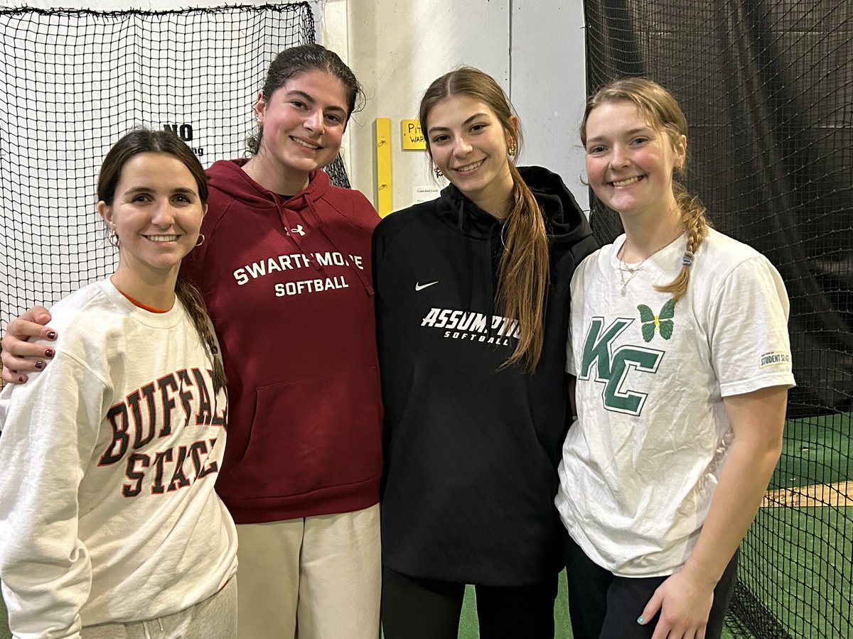 Glad to see some of our alumni at our weekly hitting session.
