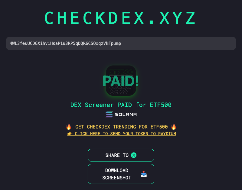 ETF500 CTO tweet media