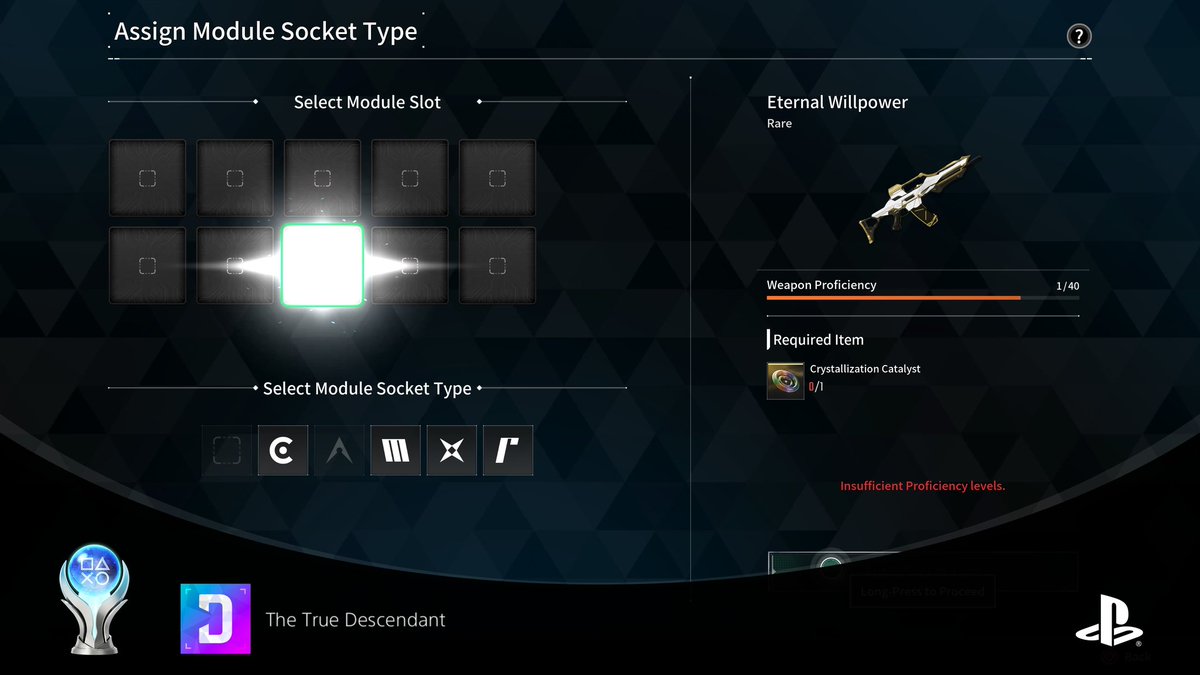 The First Descendant
The True Descendant (PLATINUM)
#PlayStationTrophy
#PS5Share