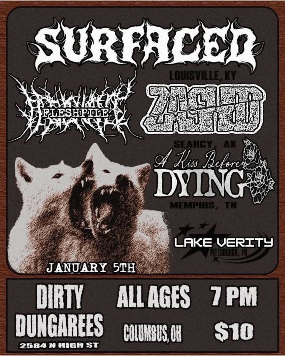 Show tomorrow at dungs!!!