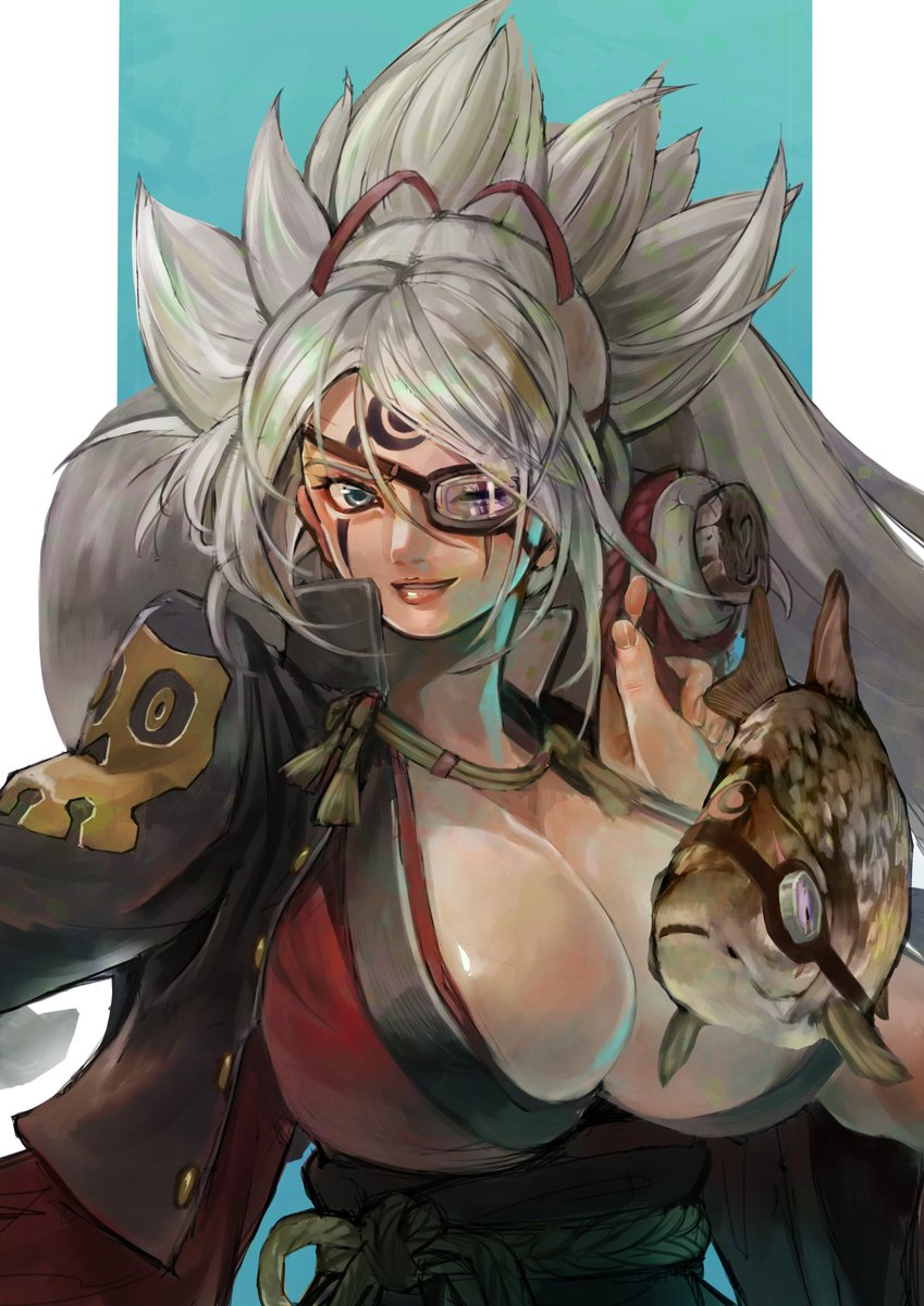 bababa_baba0630's tweet image. 描かせていただきました！
いつも動画に助けられています！
梅喧、最高！

#GGST