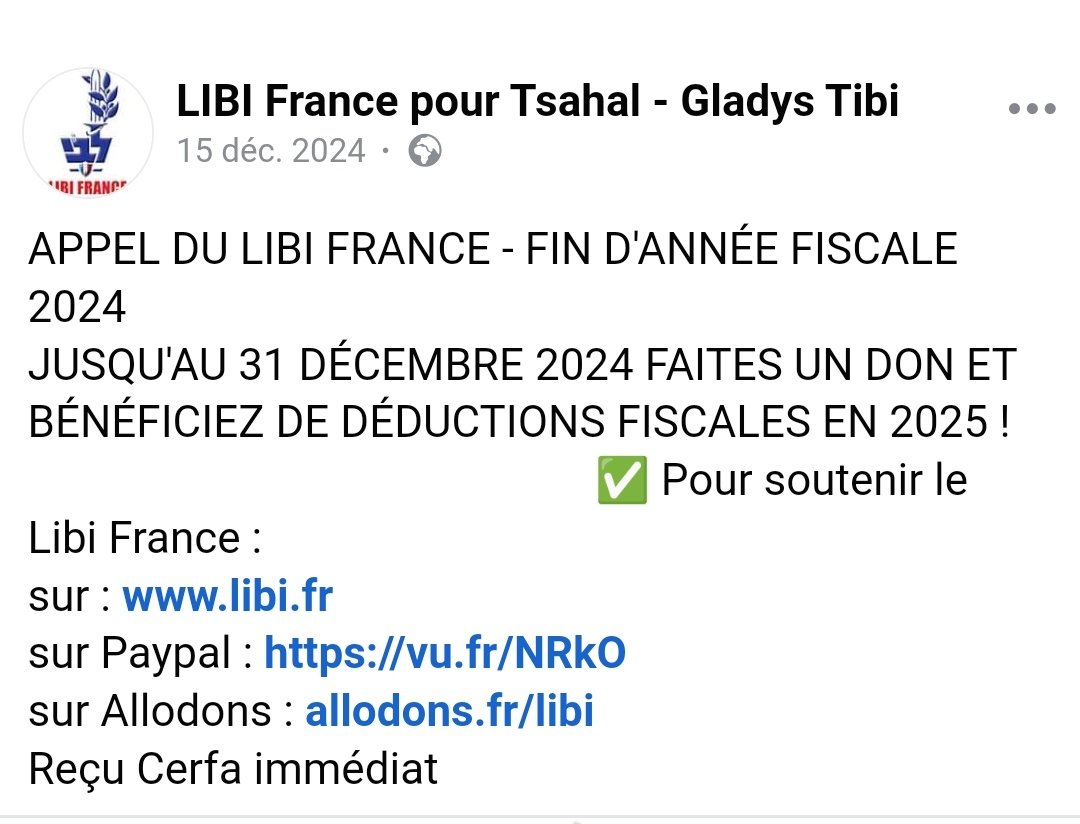 DestroyedVaran's tweet photo. Saviez vous qu'il existe une association qui utilise via des dons défiscalisés de l'argent des impôts français pour acheter du matériel militaire aux soldats de l'armée israélienne, et qui s'en vante par dessus le marché ? https://t.co/HiFDQYsfBs