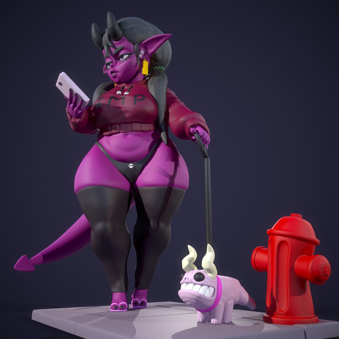 I can make models for you! Perfect for 3D printing custom characters!