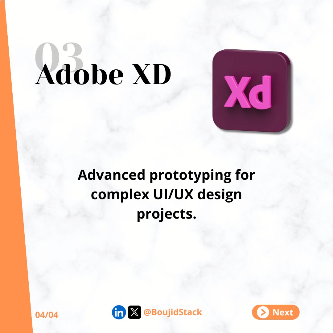 BoujidStack's tweet photo. Struggling with UI/UX Design? 😩 Here Are 3 Tools to Help You Out! 🚀
What’s your favorite tool? Let me know in the comments! 💬✨
#WebDesign #UXDesign #FigmaTips #UIUXTools #AdobeXD #canva https://t.co/DQ8dnu9LUo