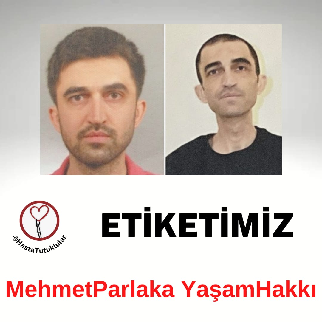Hastalr_Tutuklu's tweet photo. Sincan Cezaeviʼnde tutuklu bulunan KHKʼlı Mehmet Parlak böbrek nakilli bir hasta mahkum. Sağlık durumu gittikçe kötüye giden Mehmet Parlak için ETİKETİMİZ 👇

MehmetParlaka YaşamHakkı https://t.co/yF3AbwUExt