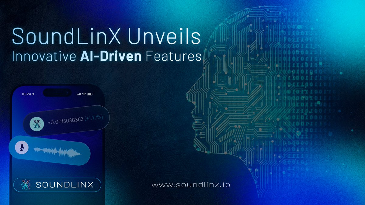 SoundLinXsocial's tweet photo. https://t.co/SSzGcvpeZ7 Unveils Innovative AI-Driven Features to Revolutionize Audio Collaboration

Dubai, Geneva , New York –January 4 – https://t.co/SSzGcvpeZ7, a pioneering platform in audio collaboration and production, is thrilled to announce the integration of advanced artificial intelligence (AI) capabilities into its suite of tools. This exciting development aims to empower audio creators, producers, and musicians with unprecedented capabilities to enhance their workflow and creativity.

In an era where digital collaboration is essential, https://t.co/SSzGcvpeZ7 is committed to providing its users with cutting-edge technology that simplifies the audio production process. The newly introduced AI features include automated mixing, intelligent track suggestions, and real-time collaboration enhancements, designed to streamline the creative process and foster innovative collaboration among artists.

Key Features of the AI Integration:

1. Automated Mixing: Leveraging AI algorithms, https://t.co/SSzGcvpeZ7 offers automated mixing capabilities that analyze audio tracks and suggest optimal mixing settings. This feature drastically reduces the time spent on mixing, allowing creators to focus more on their artistic vision.

2. Intelligent Track Suggestions: The platform’s AI engine analyzes users’ previous projects and preferences to provide personalized track suggestions. This feature assists users in discovering new sounds and styles, ultimately enhancing their creativity and expanding their musical horizons.

3. Real-Time Collaboration: With AI-enhanced tools, https://t.co/SSzGcvpeZ7 facilitates seamless real-time collaboration between artists, regardless of their geographic location. The platform now offers smart notifications and adaptive project management tools that keep all collaborators informed and engaged.

4. Smart Audio Analysis: https://t.co/SSzGcvpeZ7's AI can analyze audio quality and provide feedback on areas for improvement, helping creators to refine their sound before sharing it with the world.

https://t.co/SSzGcvpeZ7 is committed to continuous innovation and user satisfaction. The integration of AI is just one of many exciting updates planned for the platform in the coming months. The company is dedicated to listening to its community of users and adapting its offerings to meet their evolving needs.

To experience the future of audio collaboration, visit https://t.co/SSzGcvpeZ7 (https://t.co/hIU9ME75cC) and sign up for a free trial today.

About https://t.co/SSzGcvpeZ7 
https://t.co/SSzGcvpeZ7 is a leading platform for audio collaboration and production, designed to empower musicians, producers, and audio professionals worldwide. With a focus on innovation and user experience, https://t.co/SSzGcvpeZ7 provides a comprehensive suite of tools that simplify the audio creation process and foster collaboration among developers.  For more information about https://t.co/SSzGcvpeZ7 and its projects, please visit:
https://t.co/EgWL2ZYRRC 
Telegram: https://t.co/jOgnHjRTfS
X: https://t.co/B99jF0PVxH
Contact: info@soundlinx.io

#SoundLinX #AI  #DataOverSound #EntertainmentTech #Distribution #SoundTech #collaboration #music #SoundBlockchain #AudioTech #Innovation #Web3 #DecentralizedSound #Blockchain #Audio #MusicTech #Crypto #ArtificialIntelligence