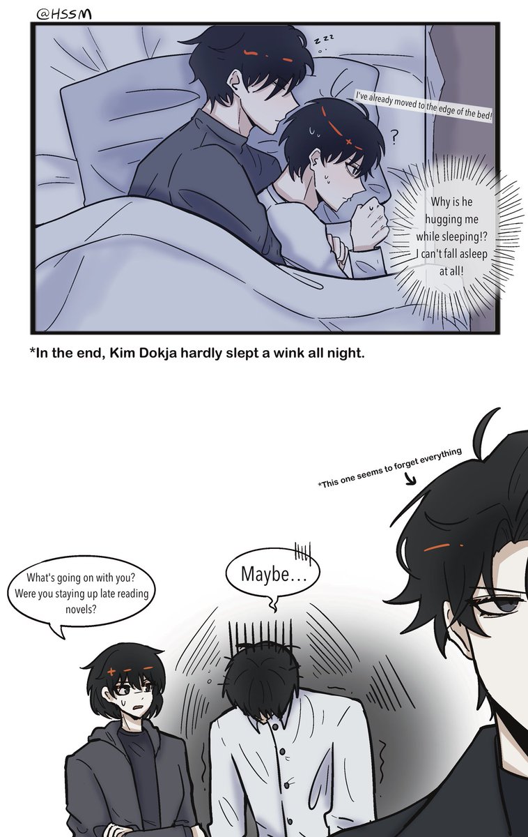 #ORV #joongdok
2️⃣
终于画完了…
我好喜欢换众赫默不作声跟金独子撒娇贴贴…