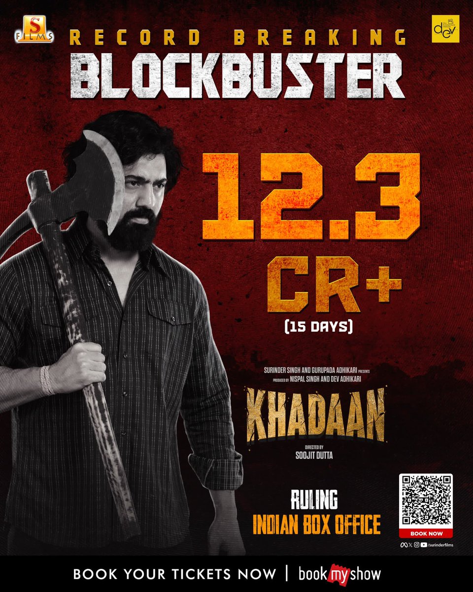 itruelydev's tweet image. If we take the average ticket price as 150, then the total box office number will be around 12.1 cr. complete transparency by the makers. They could have easily exaggerated the number but they chose to remain authentic.
#Khadaan #Dev46