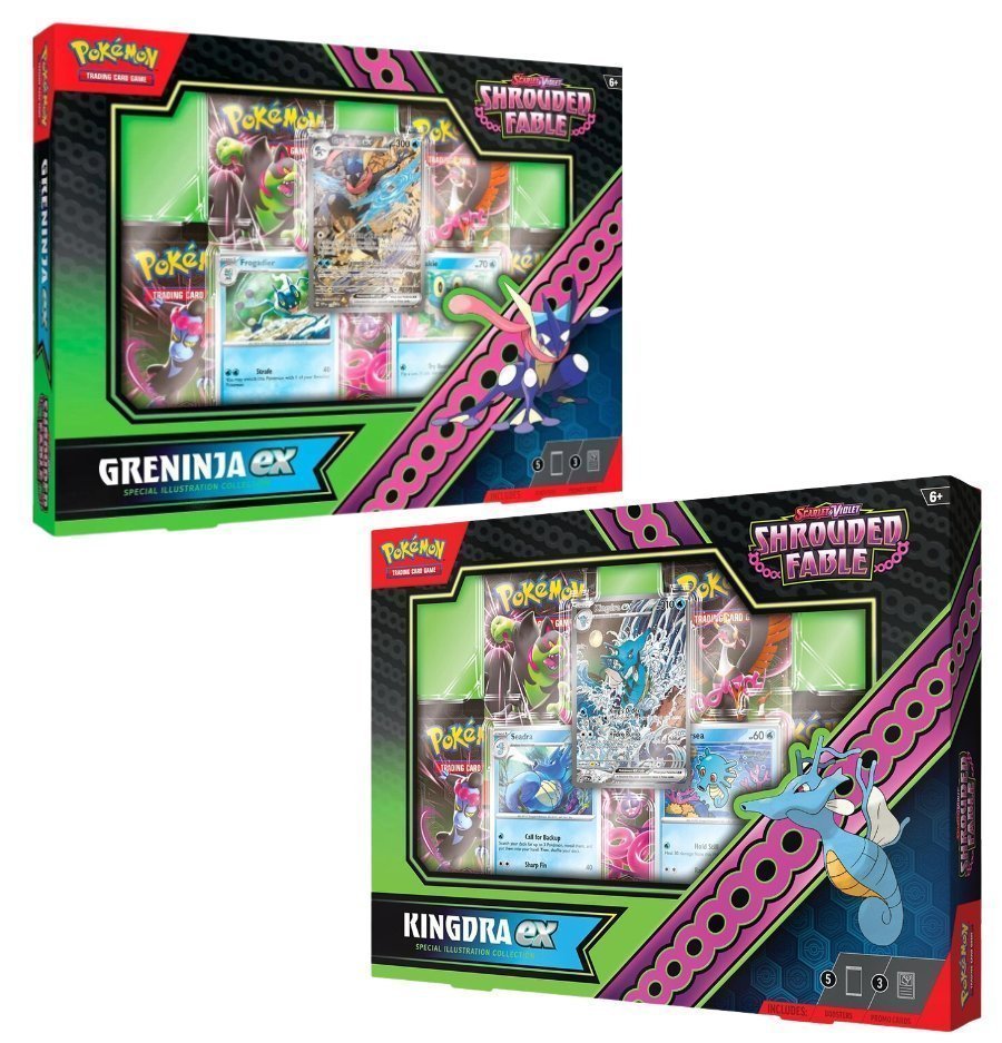 Greninja/Kingdra Special Illustration Collection is on sale for