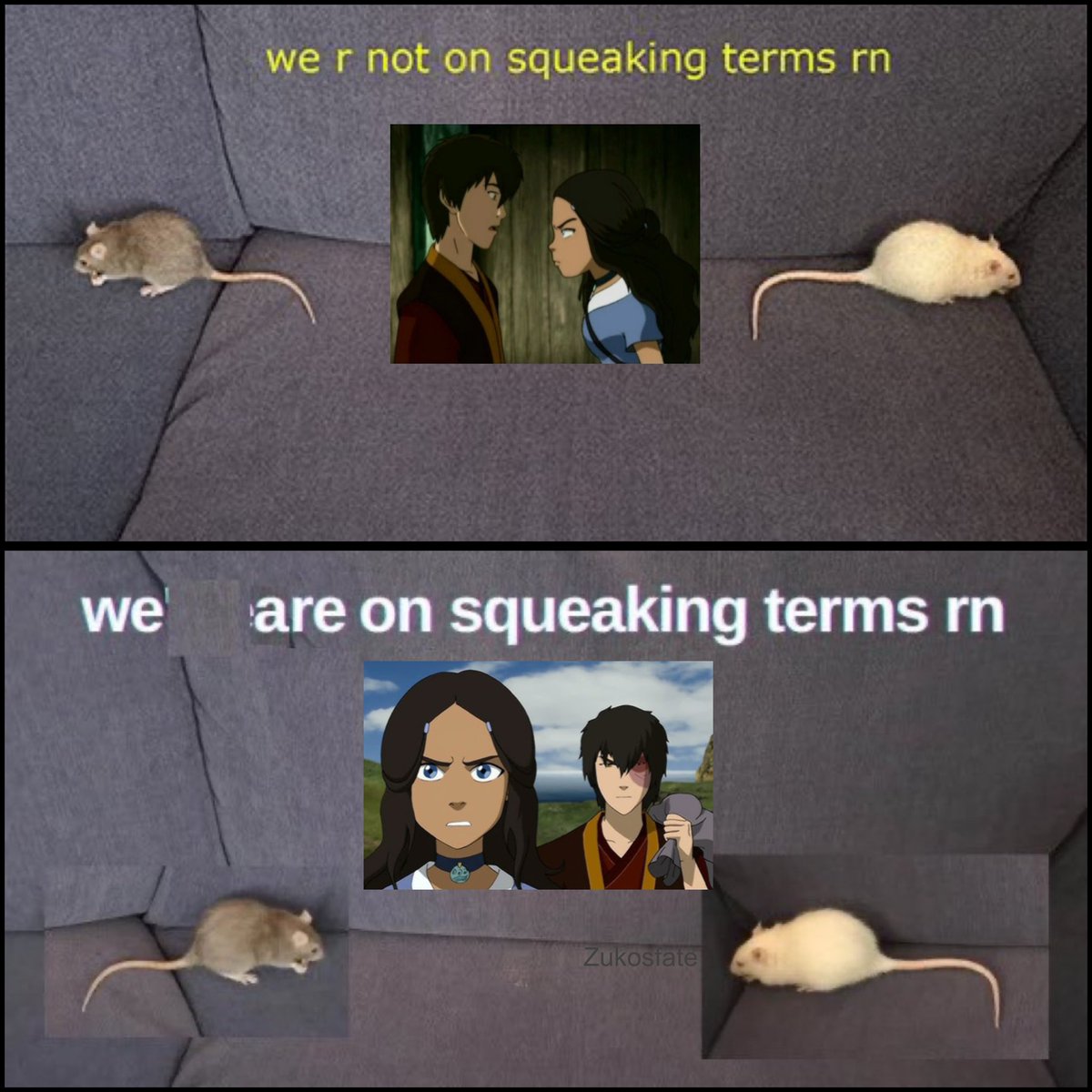 zukosfate's tweet photo. Zuko and Katara https://t.co/nzRBLuedcA