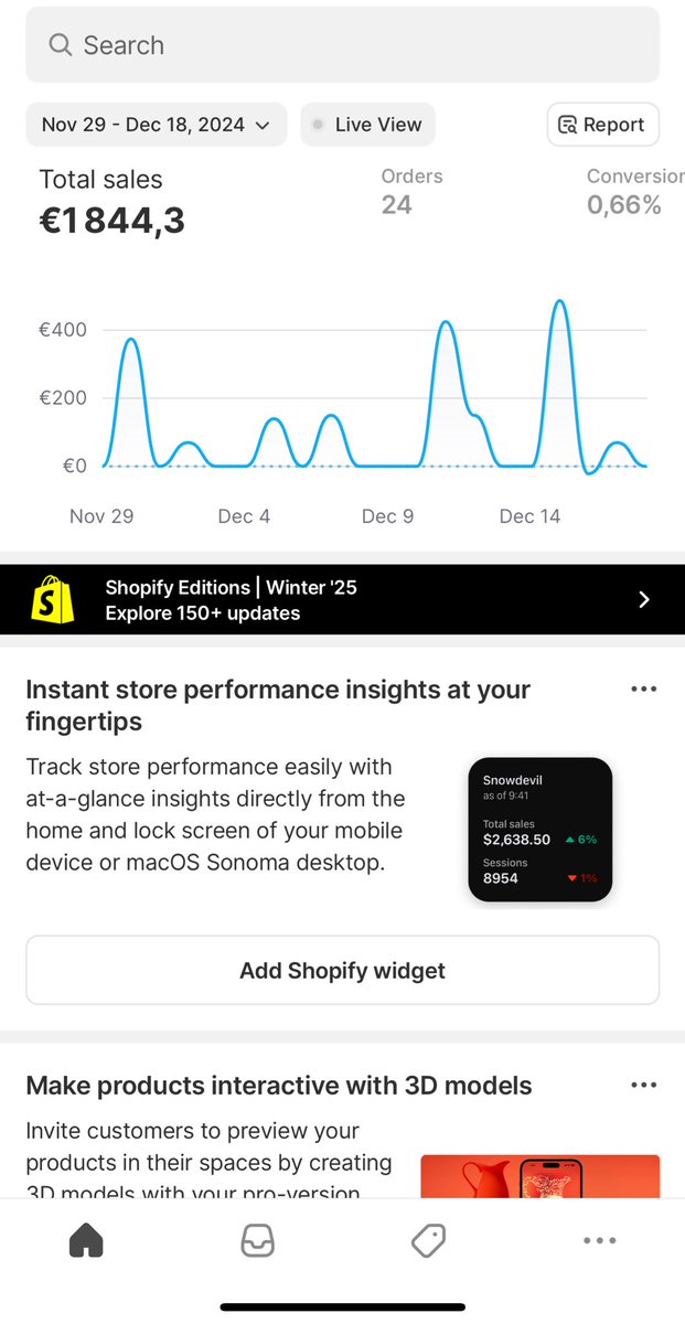 je voulais attendre d’avoir de VRAIS résultats pour témoigner.. jsuis débutant

AVANT la forma j’ai fait 1 seul shop, 200e budget pub, 80€ de CA, perte de 150€

PREMIER SHOP avec la forma BB
1850€ de CA, 1000€ budget pub, gains de 175e

@iamryankash @marwan_bosch 

merci 🤍🫡